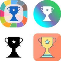 Trophy Icon Design vector