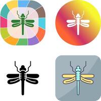 Dragonfly Icon Design vector