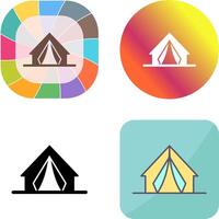 Camp Icon Design vector