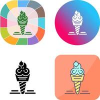 Ice Cream Icon Design vector