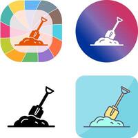 Digging Icon Design vector