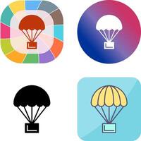 Parachute Icon Design vector