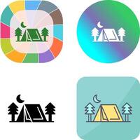 Tent Icon Design vector