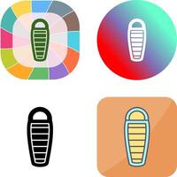 Sleeping Bag Icon Design vector