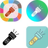 Flash Light Icon Design vector