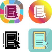 Ebook Icon Design vector