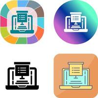 Presentation Icon Design vector