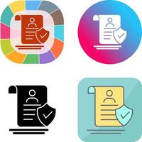 Verified Icon Design vector