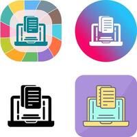 Document Icon Design vector