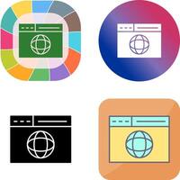 Web Page Icon Design vector