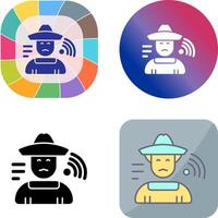 Farmer Icon Design vector