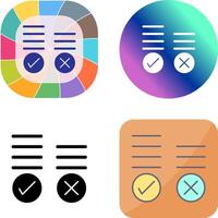 Voting Result Icon Design vector