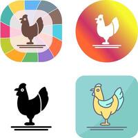 Poultry Icon Design vector