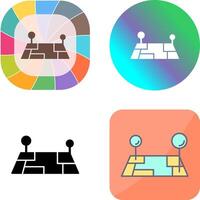 Pin Location Icon Design vector