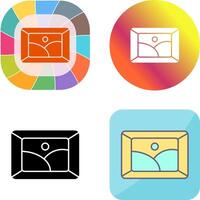 Frame Icon Design vector