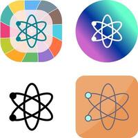 Atom Icon Design vector