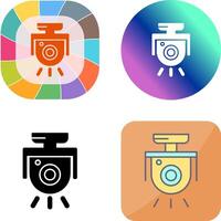 Security Camera Icon Design vector