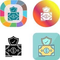 Investment Protection Icon Design vector