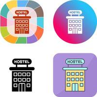 Hostel Icon Design vector