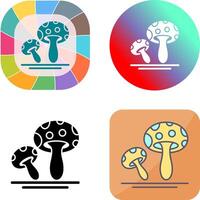 Mushroom Icon Design vector