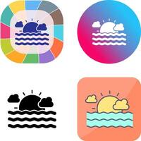 Sea Icon Design vector