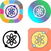 Proton Icon Design vector