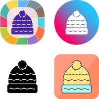 Winter Hat Icon Design vector