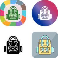 Backpack Icon Design vector