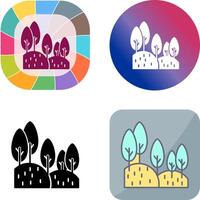 Forest Icon Design vector