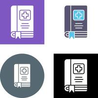 Medical Book Icon Design vector