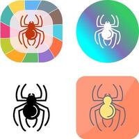 diseño de icono de araña vector