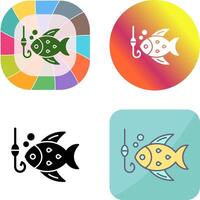 diseño de icono de pesca vector