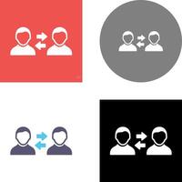 Unique Consulting Services Icon Design vector