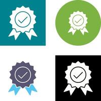 Unique Quality Control Icon Design vector