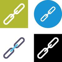 Link Building Icon Design vector