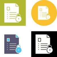 Unique Confidentiality Icon Design vector