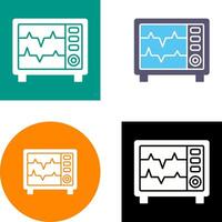 Heart Rate Monitor Icon Design vector