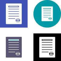 Unique Press Releases Icon Design vector