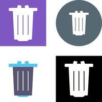 Garbage Icon Design vector