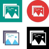 Pictures Icon Design vector