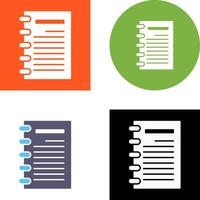 Notepad Icon Design vector