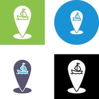 Shipping Location Icon Design vector