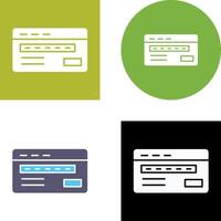 Credit Card Icon Design vector