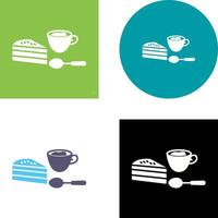 Coffee Served Icon Design vector