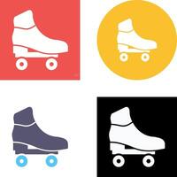 diseño de icono de patines vector