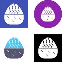 Cream Muffin Icon Design vector