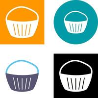 Chocolate Muffin Icon Design vector