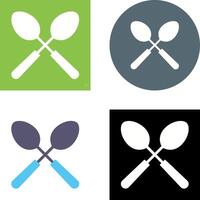 Spoons Icon Design vector