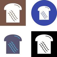 Toast Icon Design vector