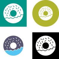 Doughnut Icon Design vector